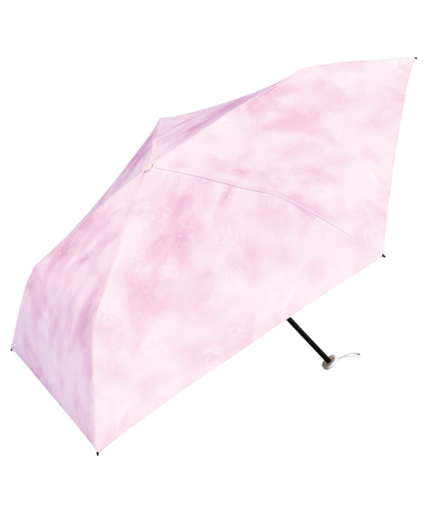 HKHG0424-077 Hanayura 輕量縮骨遮_櫻花粉紅 (801-19285-102 PK) (A77)