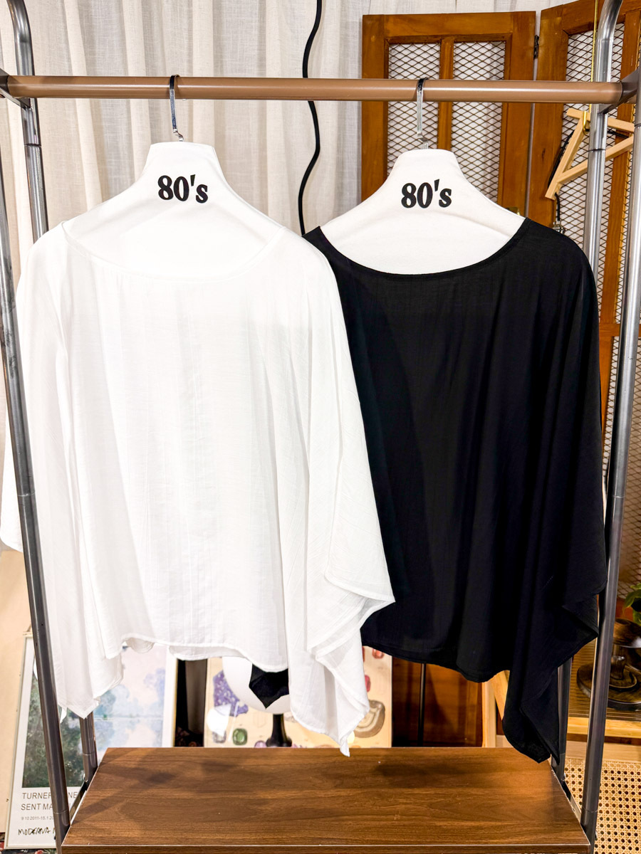 【多買多優惠】暗直紋．滑滑麻棉料TOP【不設退換】