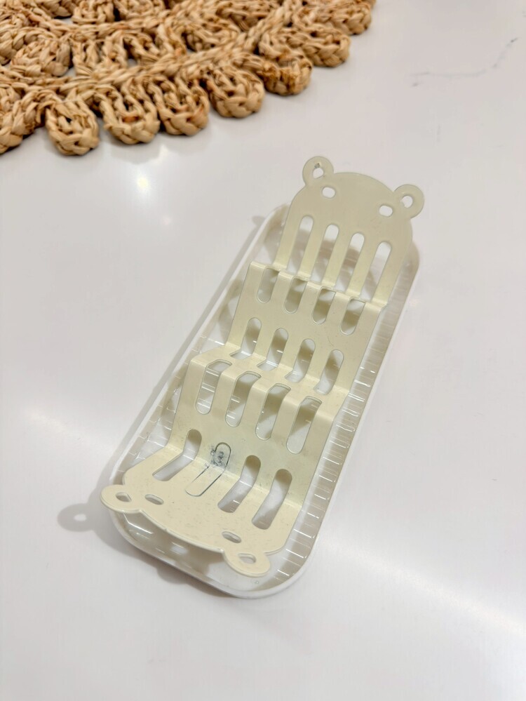 大頭熊熊造型三入肥皂架