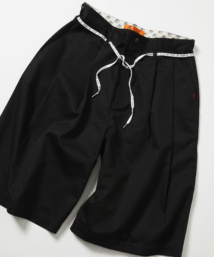 RED KAP × FREAK'S STORE 別注版 雙打褶七分短褲
