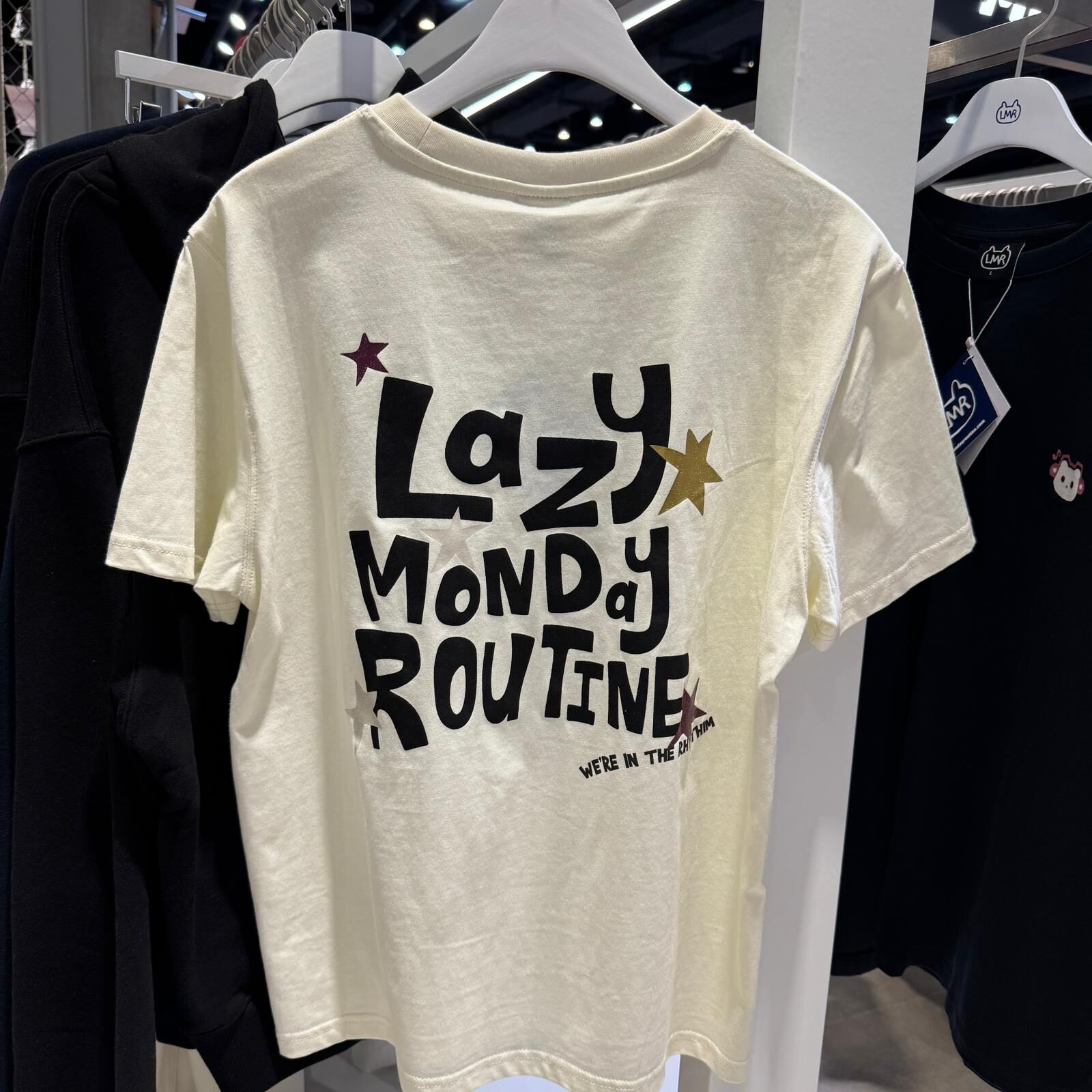 C78 LMR 細logo+背後英文字 T-Shirt - Cream｜BQQTSAM712