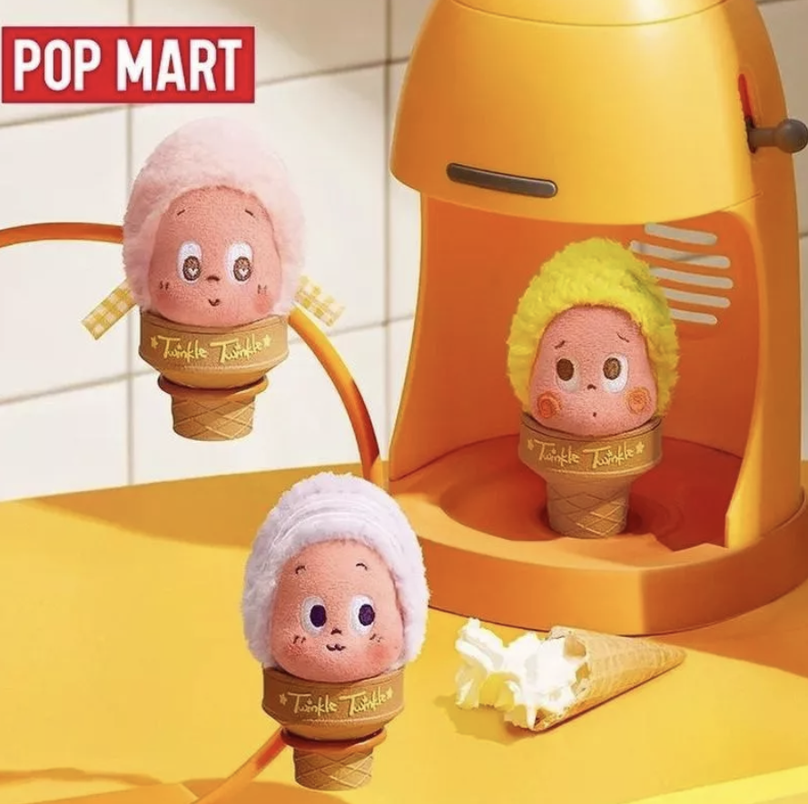 POP MART 泡泡瑪特 星星人 歡迎來到月球表面系列 冰淇淋毛絨吊飾盲盒