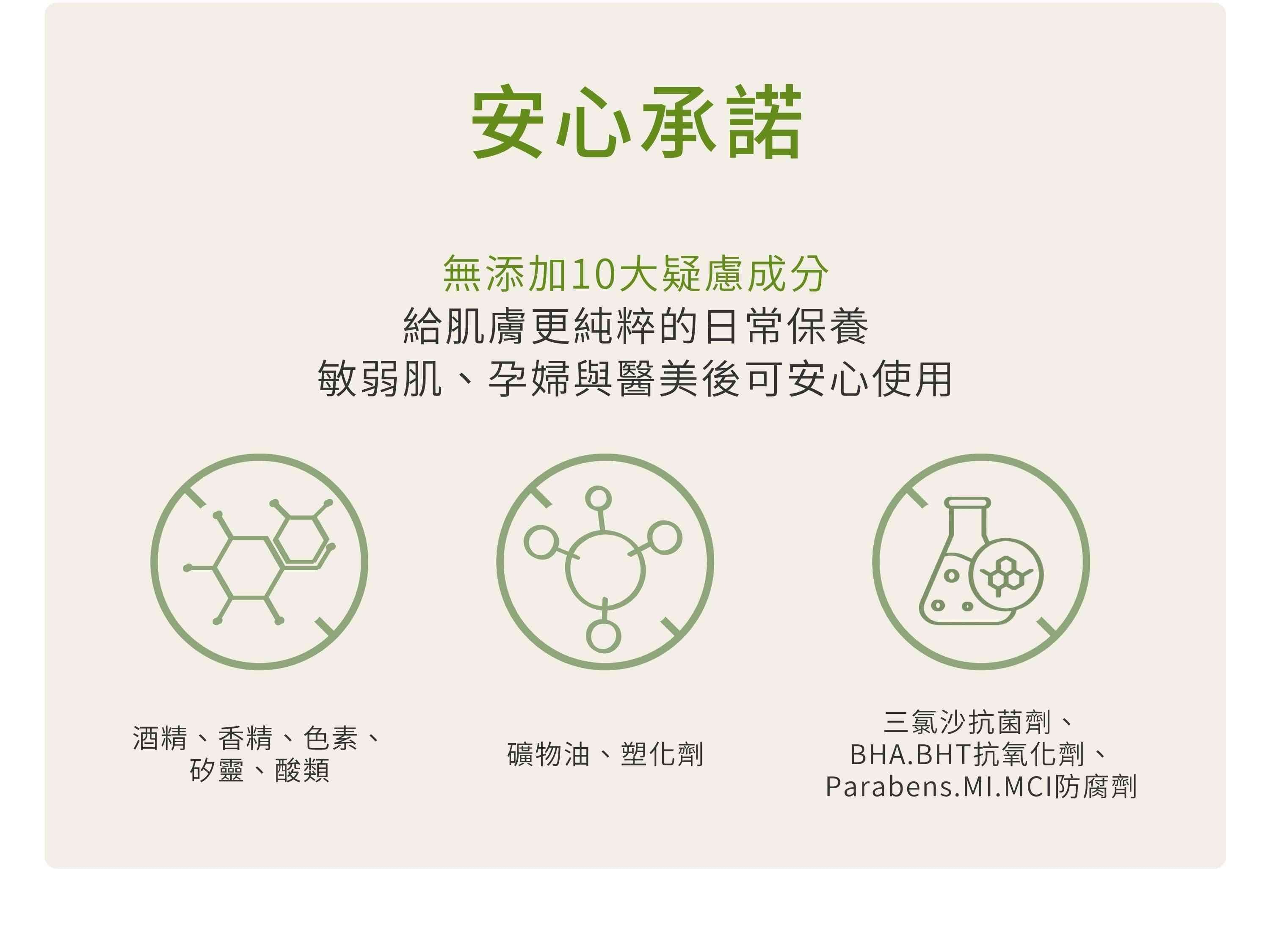 10大無添加承諾