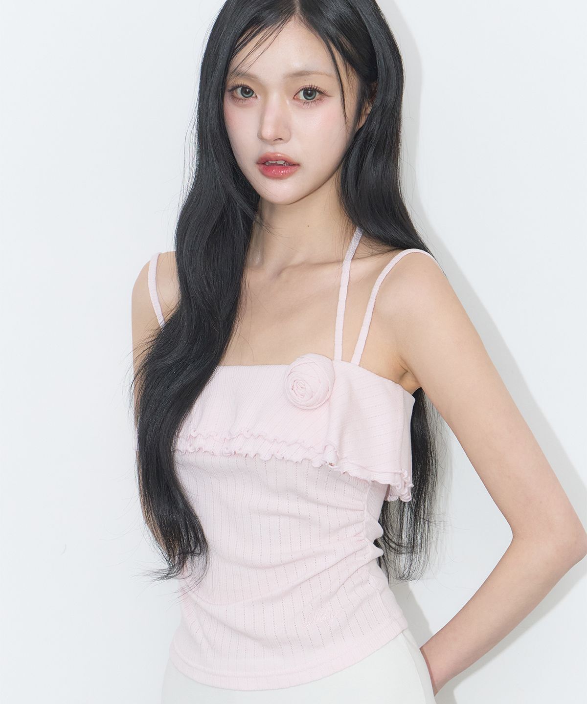 ILLIGO 玫瑰荷葉邊無袖背心 26SMTOP28PK