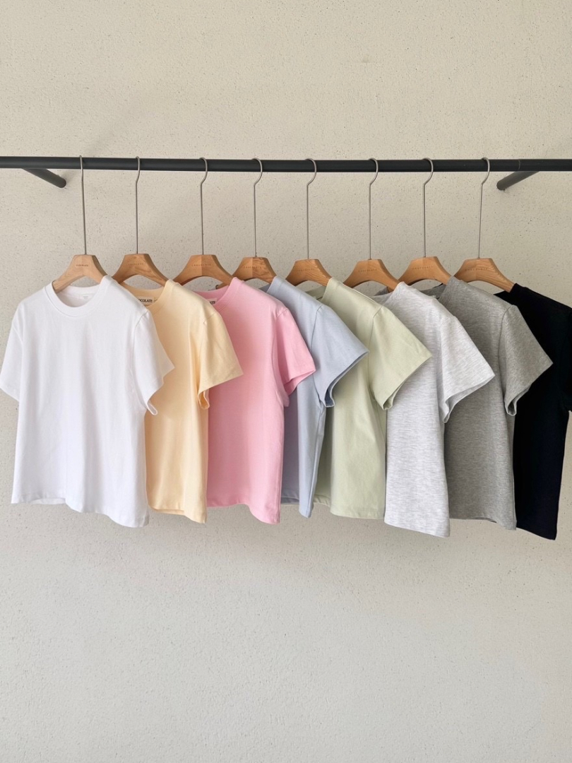 好比例短版系列★微寬鬆修身短版棉Ｔ