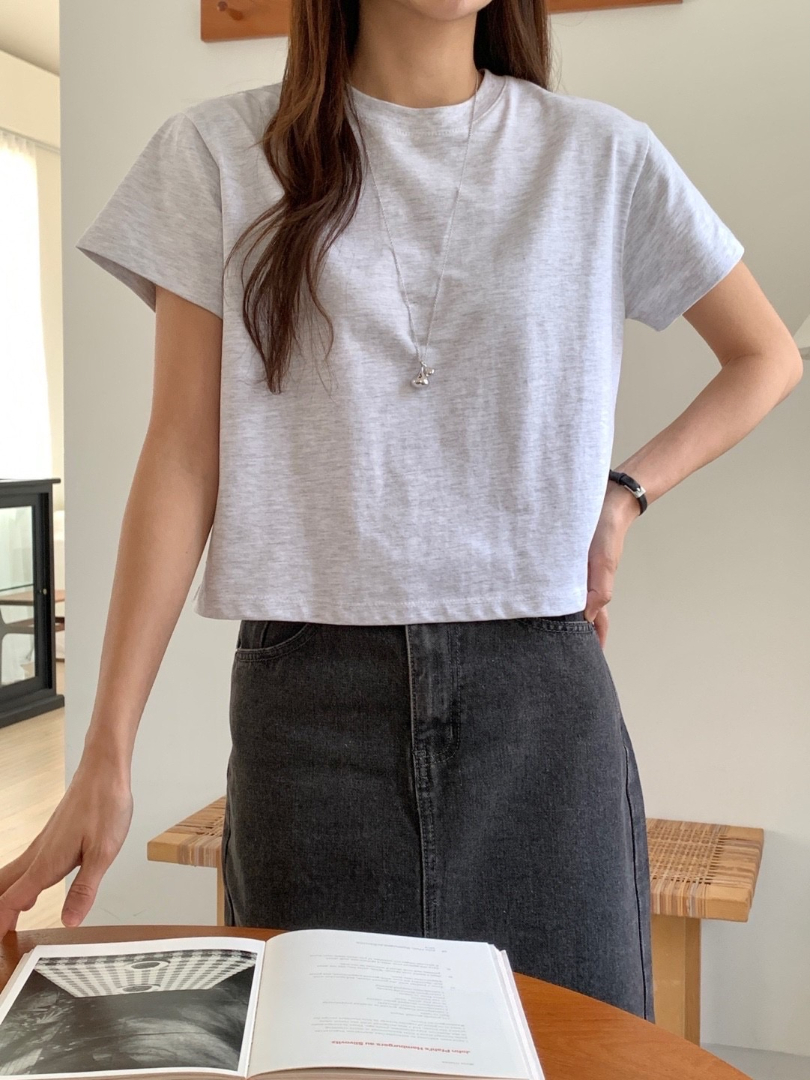 好比例短版系列★微寬鬆修身短版棉Ｔ
