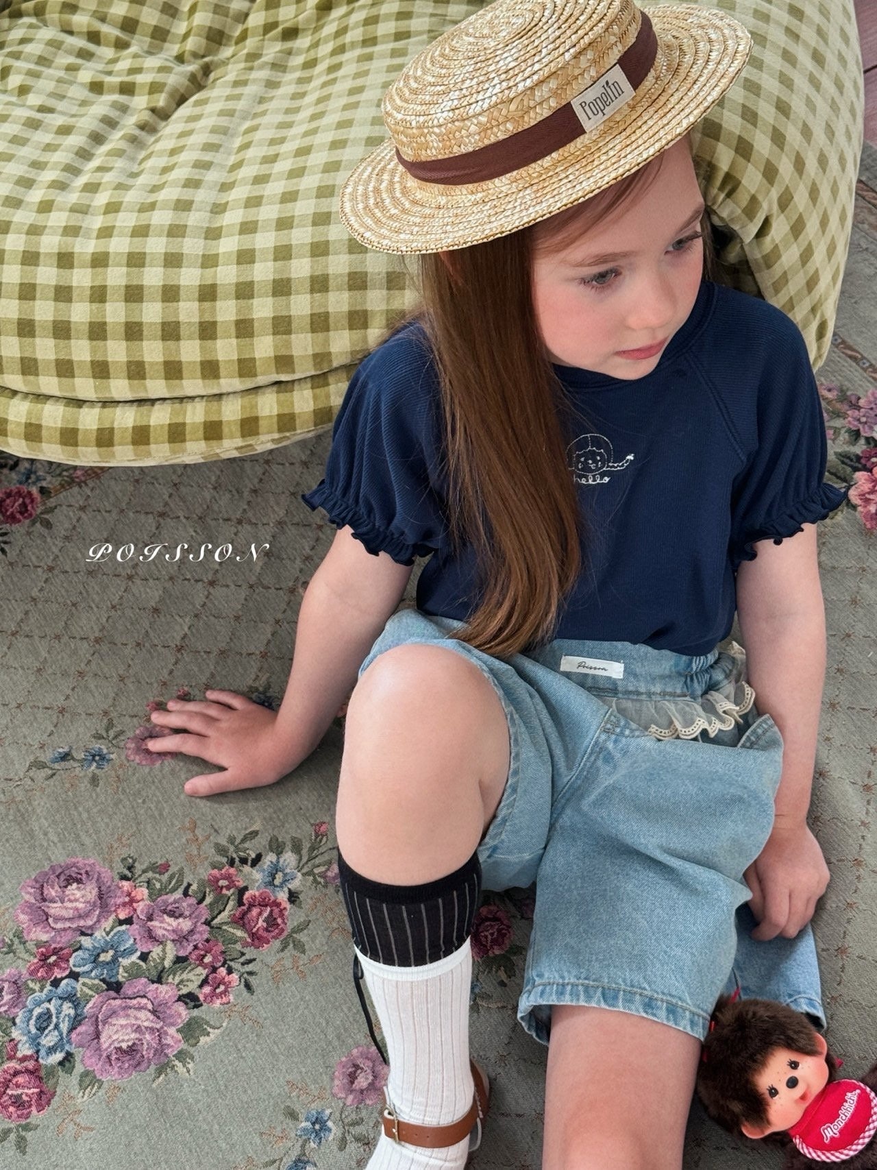 Poisson Girl Embroidery Tee