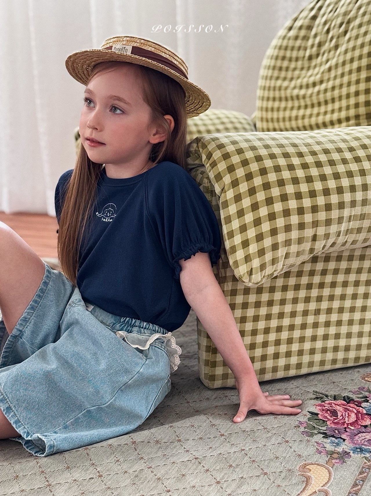 Poisson Girl Embroidery Tee