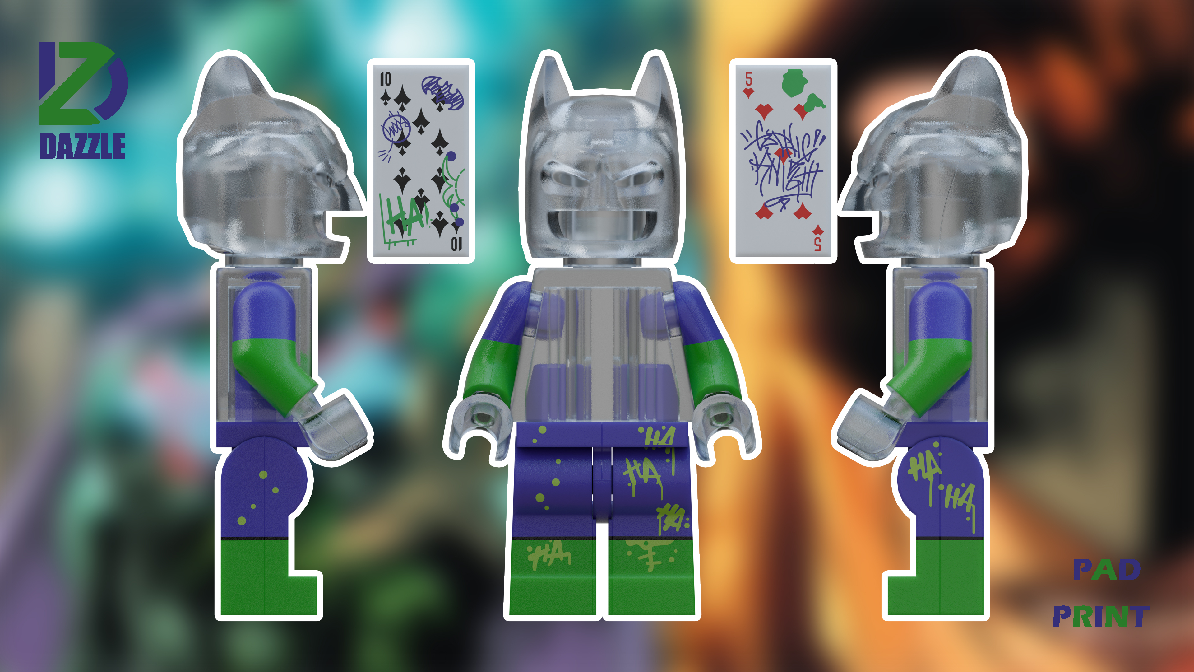 【預訂】【Dazzle Brick】小丑蝙蝠升級包