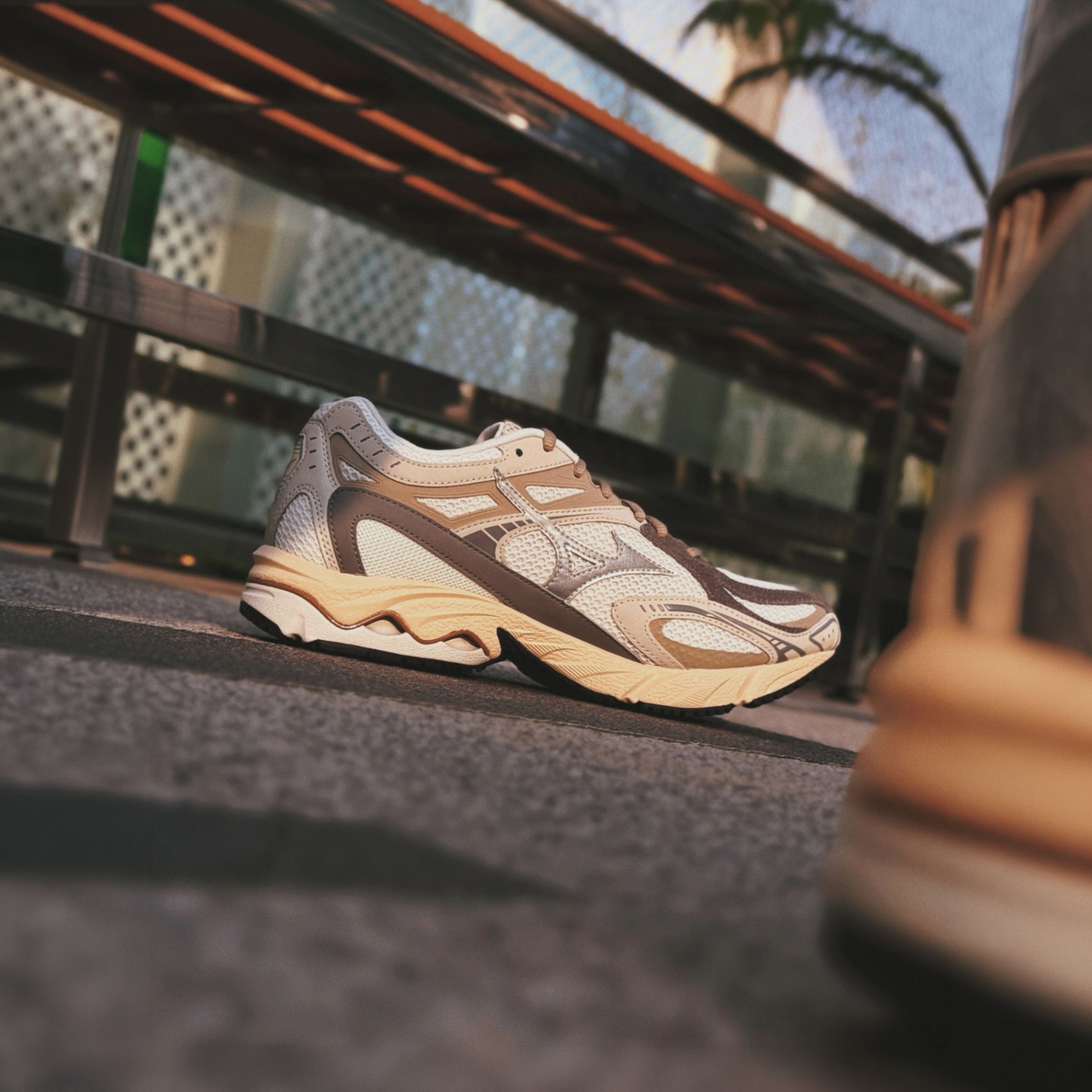 NICEDAY 代購 Mizuno Wave Orion 灰色 白色 機能 復古 潮流 耐磨 運動鞋 D1GH232116