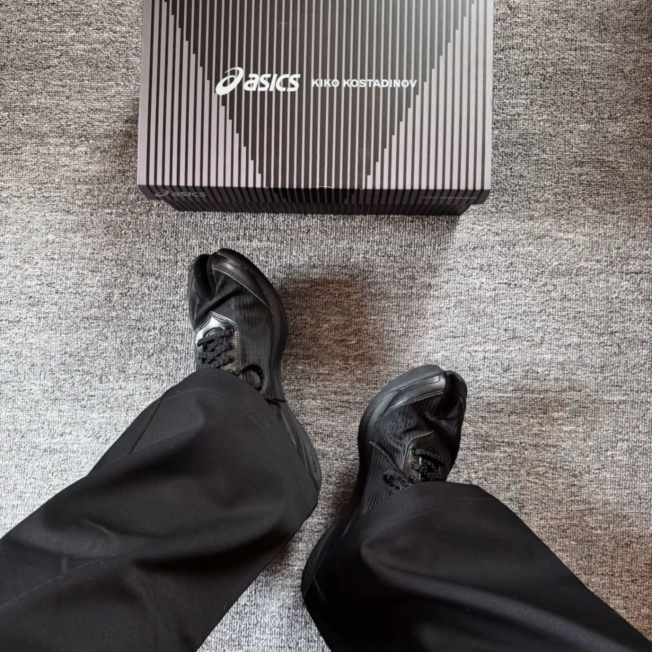 NICEDAY 代購 Asics x KIKO KOSTADINOV ILARGI FF 聯名 黑色 Tabi 分趾鞋 透氣 1203A982-001