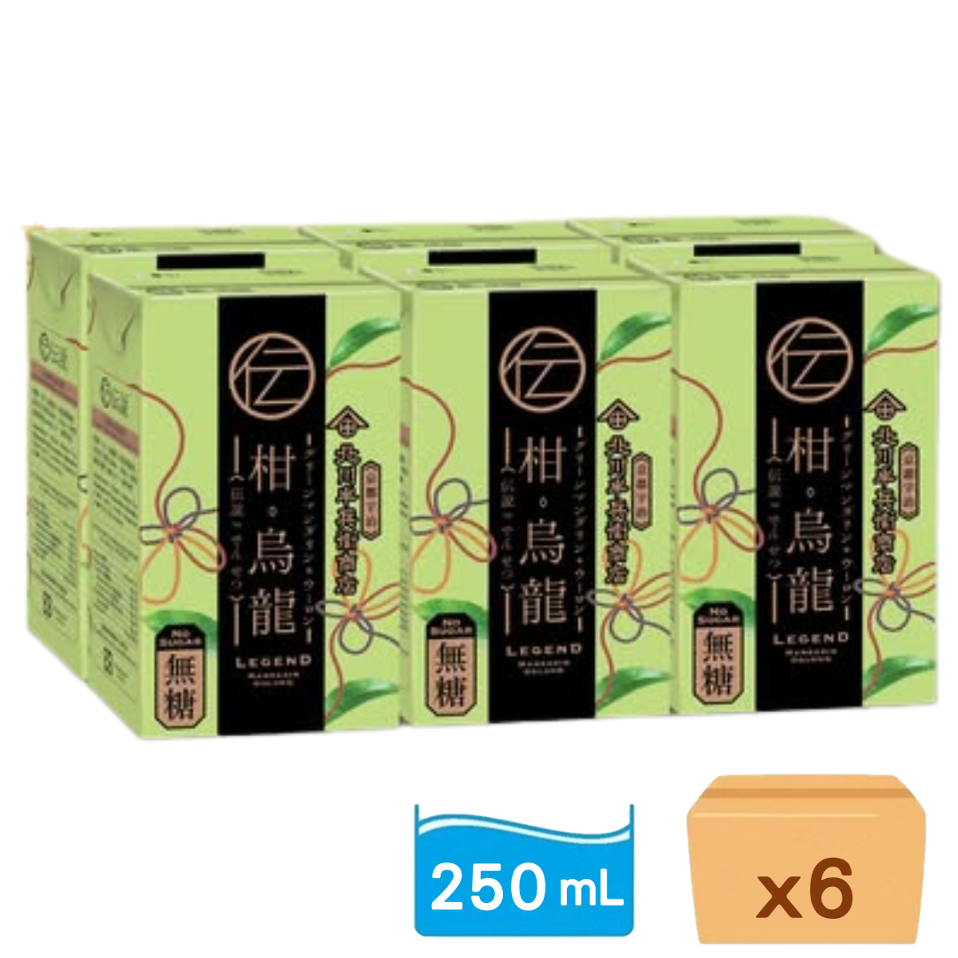 北川半兵衞商店伝說 - 無糖柑烏龍 250ml x 6包