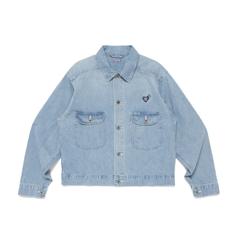 【HUMAN MADE】0425發售DENIM EMBROIDERY WORK JACKET
