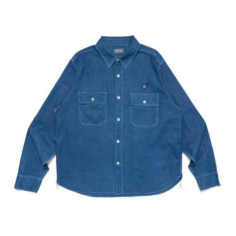 【HUMAN MADE】0425發售INDIGO DYE WORK SHIRT