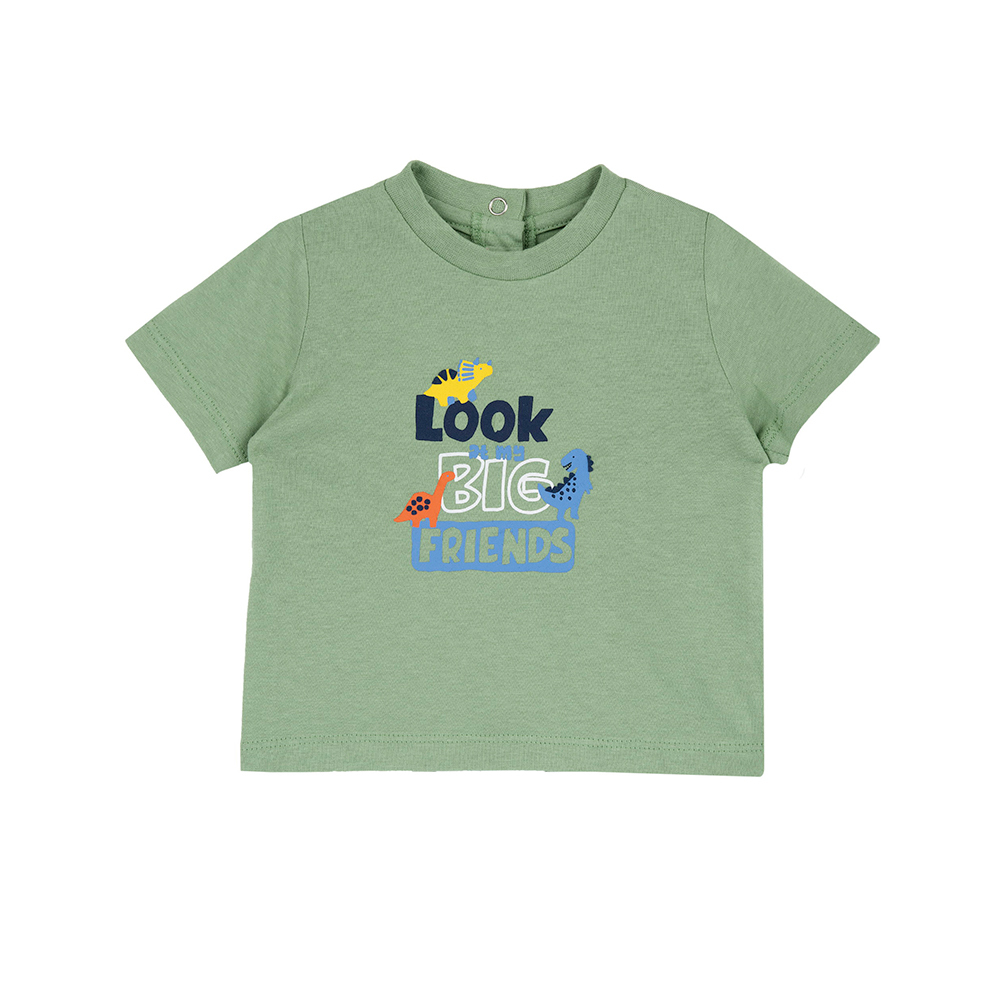 帆船假期-彩色恐龍短袖上衣