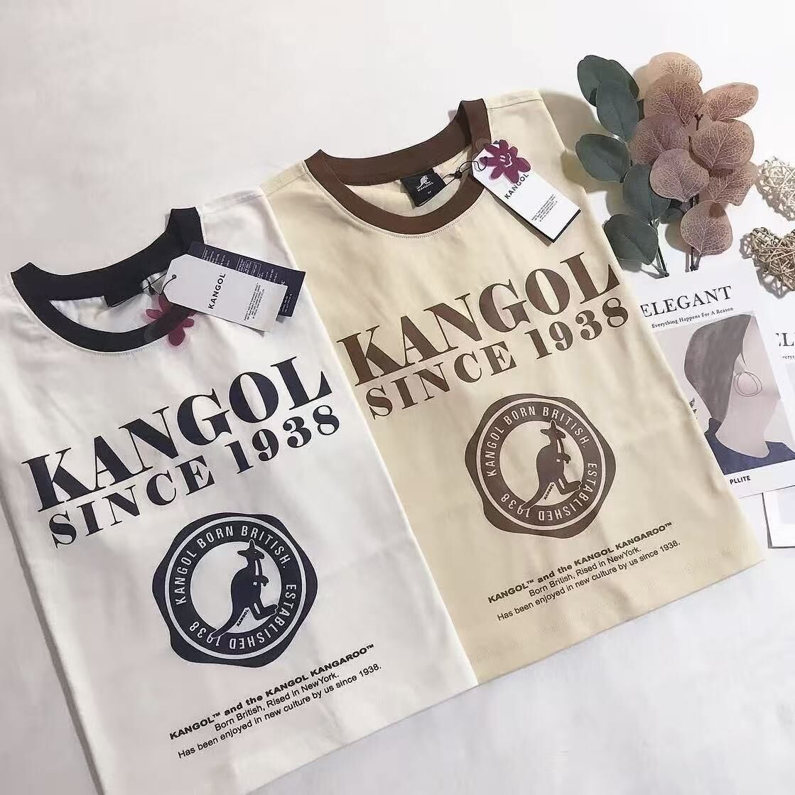 KANGOL LOGO CROP TEE COMEBACK ITEMS!!!