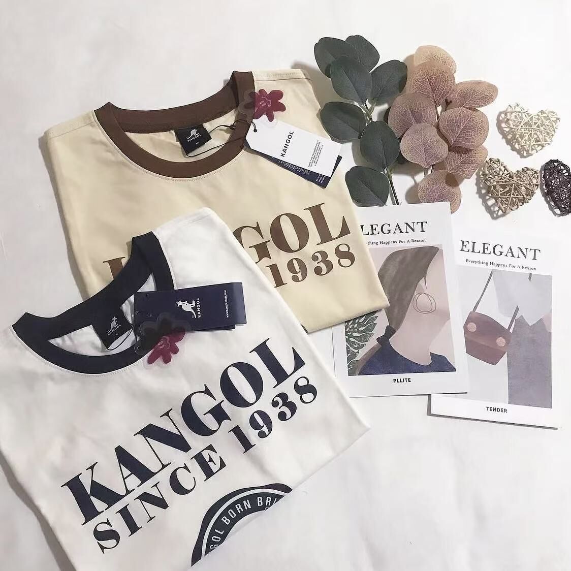 KANGOL LOGO CROP TEE COMEBACK ITEMS!!!