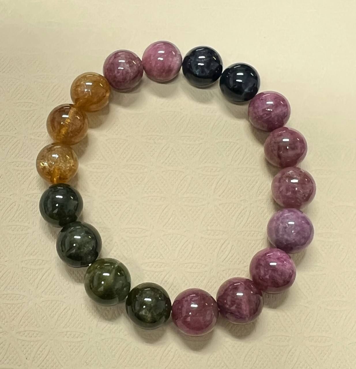[S] GEMZ & CO TSA OLD MINE WATERMELON TOURMALINE BRACELET, C15 (C15)