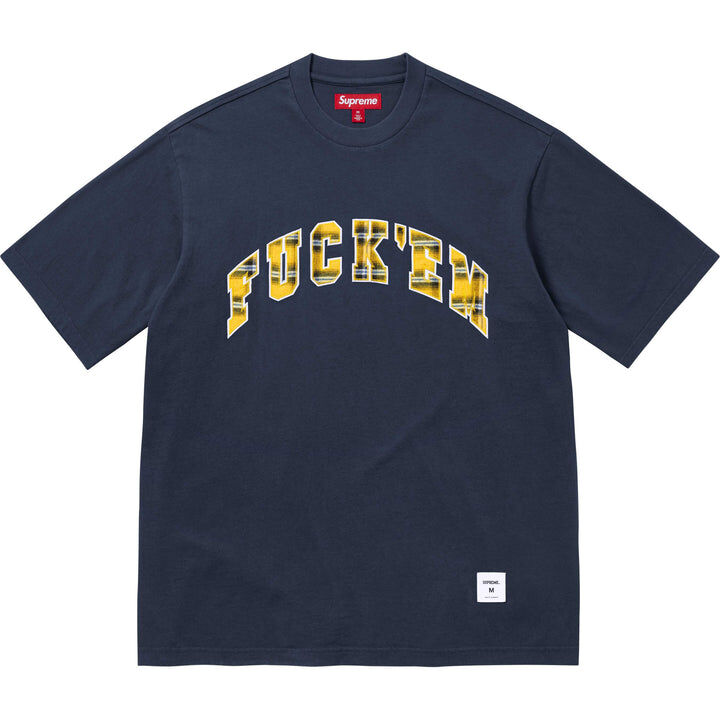 【Supreme】0418 WEEK 9 發售Fuck Em Plaid S/S Top