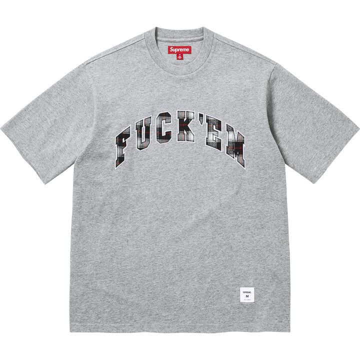 【Supreme】0418 WEEK 9 發售Fuck Em Plaid S/S Top