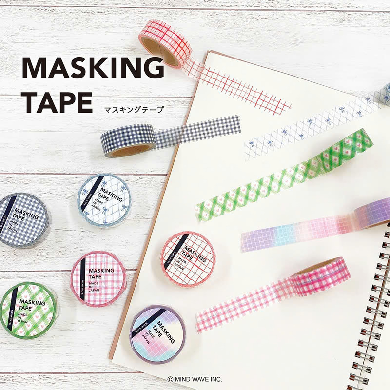 彩色漸層 基本款 和紙膠帶｜日本 Mind Wave