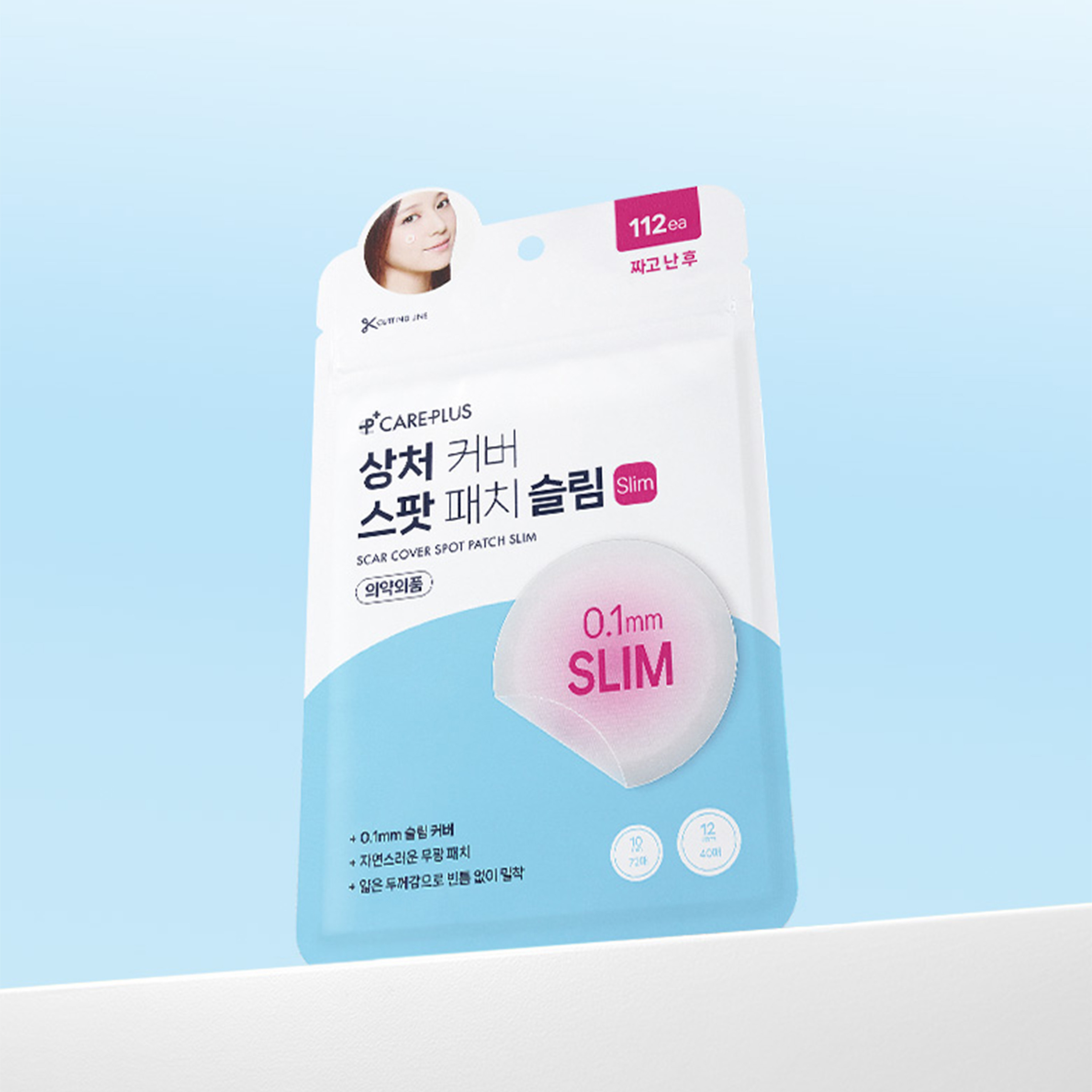 Careplus 超薄隱形痘痘貼 112片 A000000232153