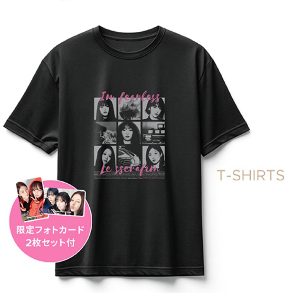 LE SSERAFIM X DICON JAPAN T-SHIRT