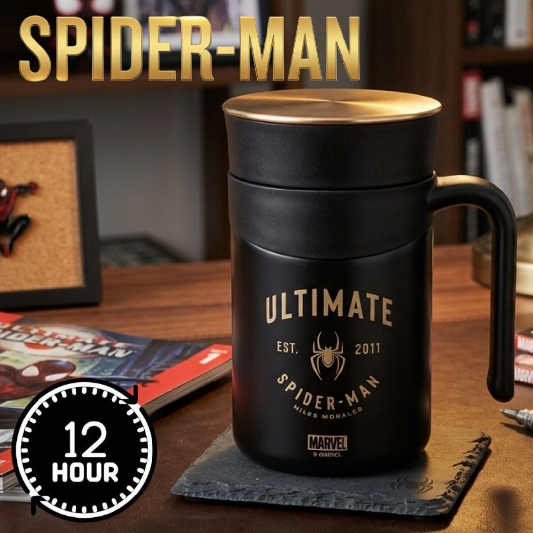 MARVEL|真空冷熱不鏽鋼保溫杯 保溫瓶-可拆式茶隔 |蜘蛛俠 (300ml)