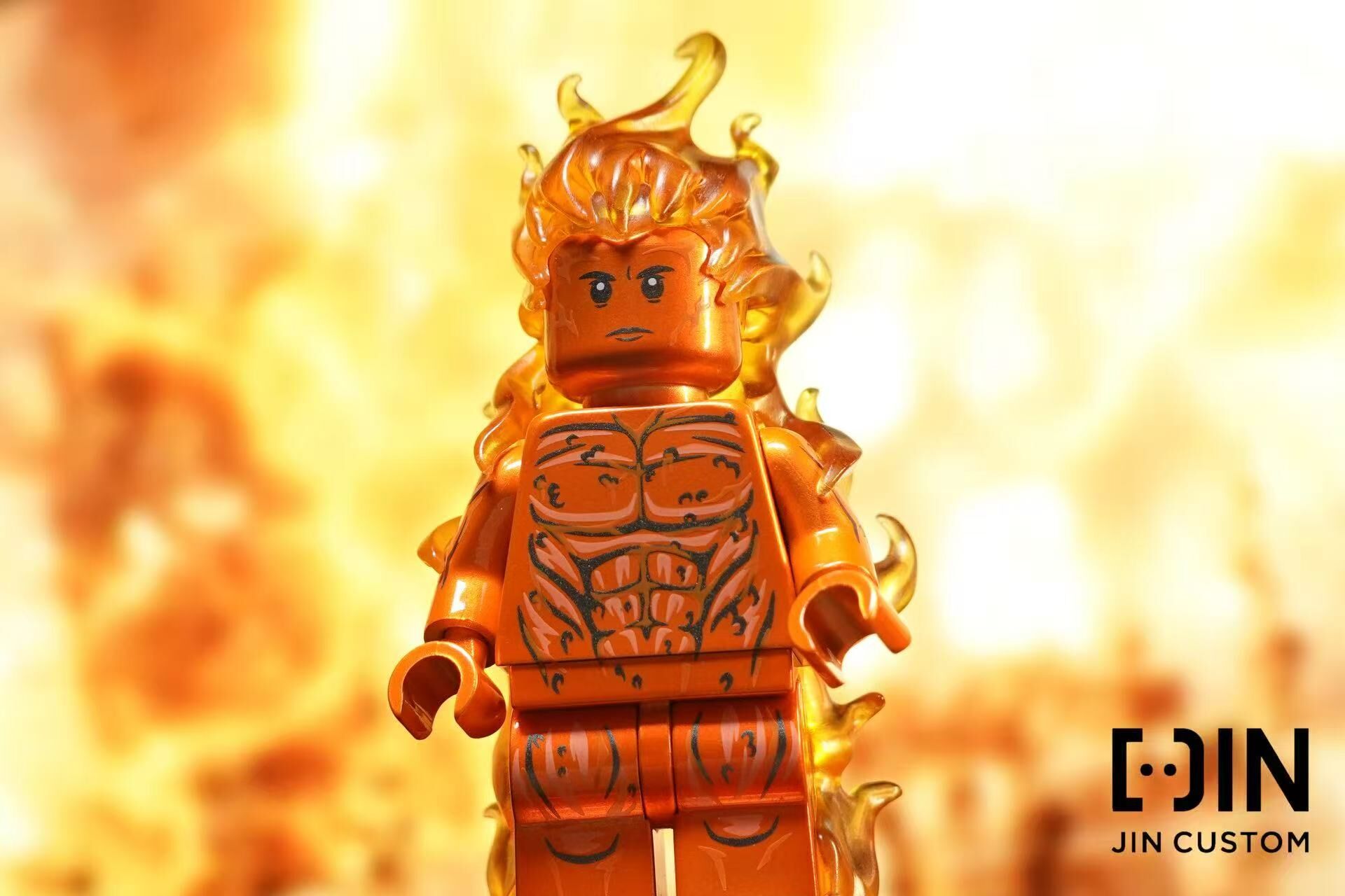 [Jin Custom][Preorder] Human Torch - Naked Ver [UVprinted]