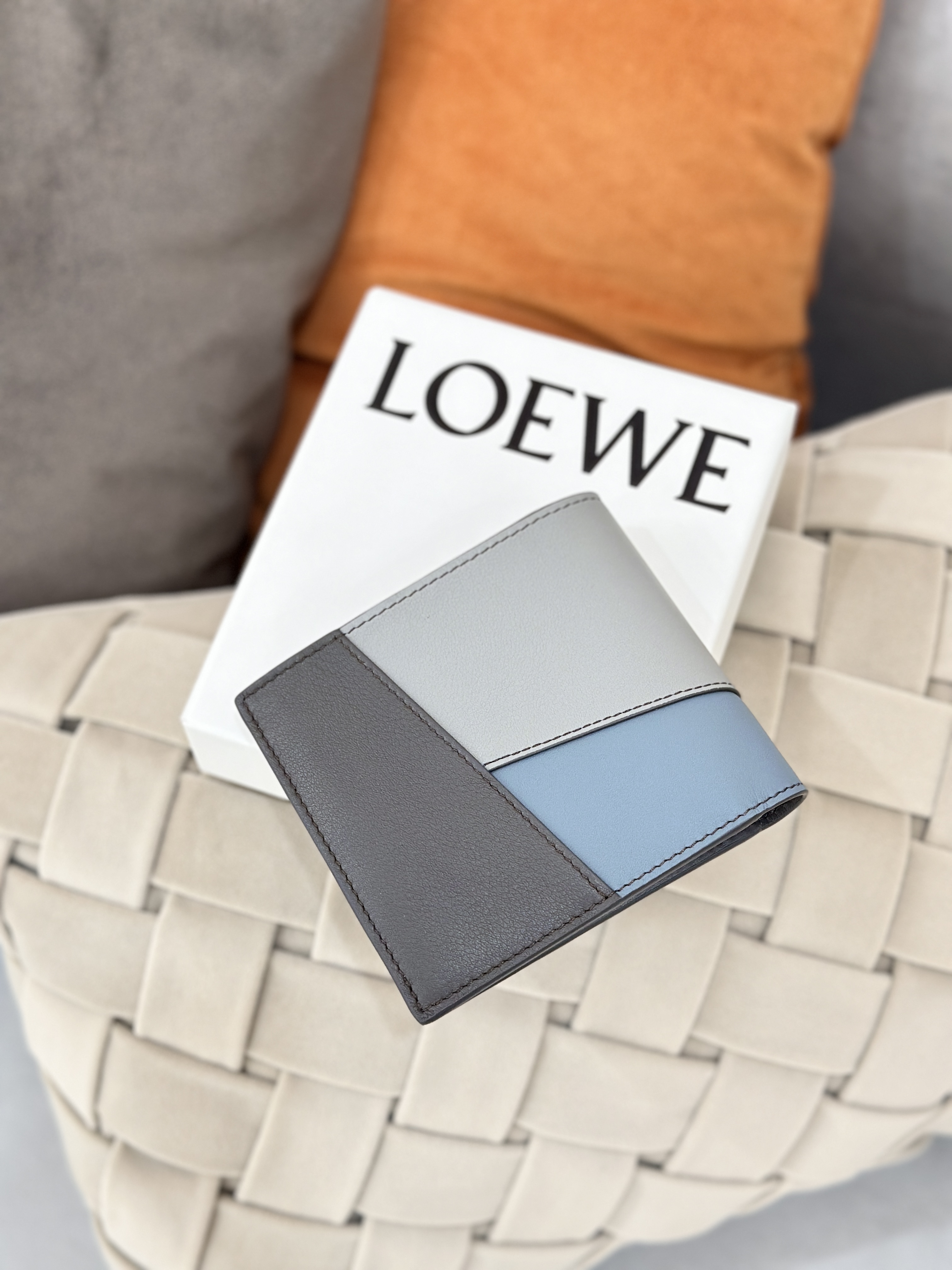 LOEWE Puzzle Bifold Coin Wallet