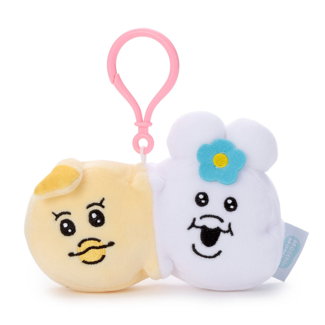 Npochamu 奶泡恰姆 & Kimimaro 雞米麻呂 頭形公仔鑰匙扣