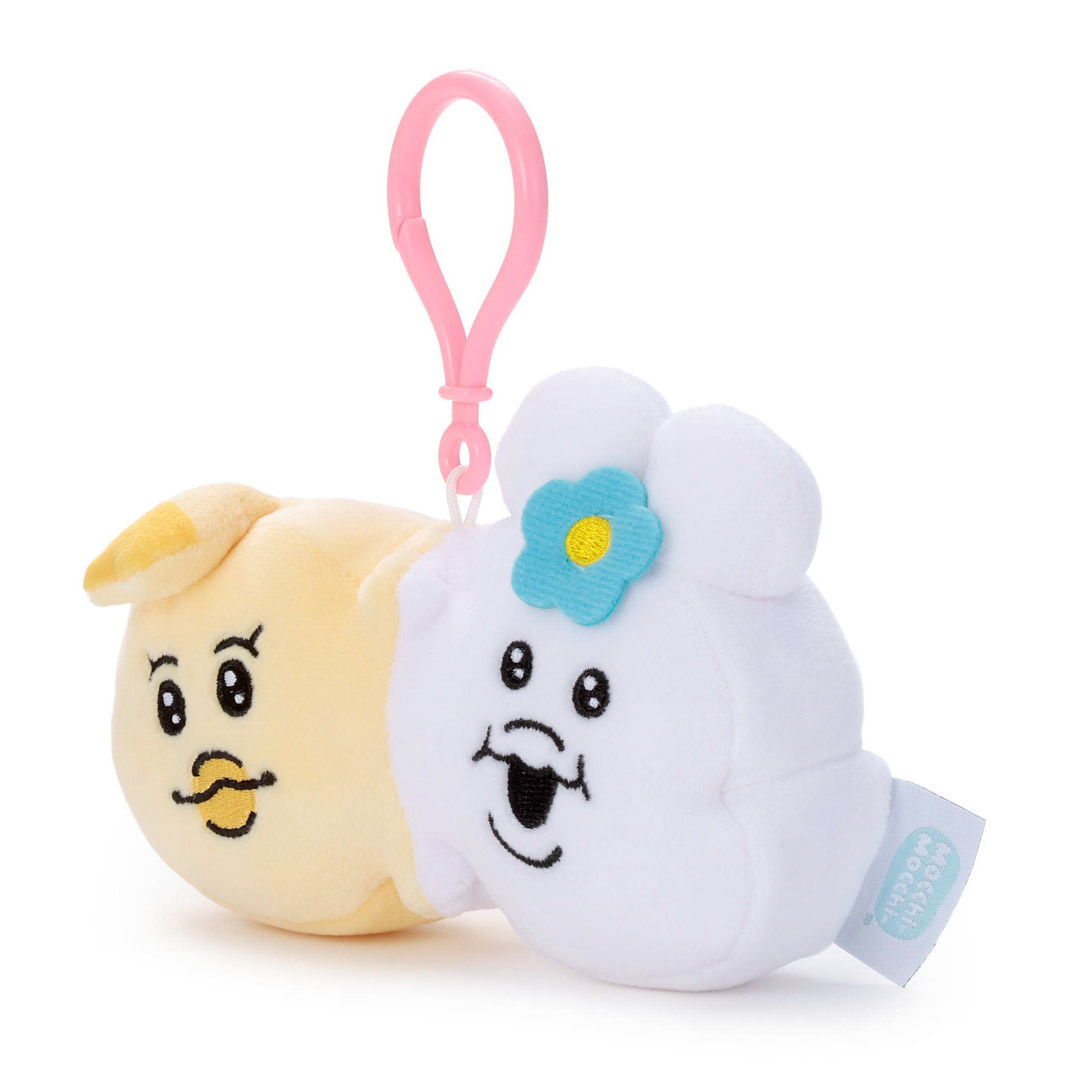 Npochamu 奶泡恰姆 & Kimimaro 雞米麻呂 頭形公仔鑰匙扣