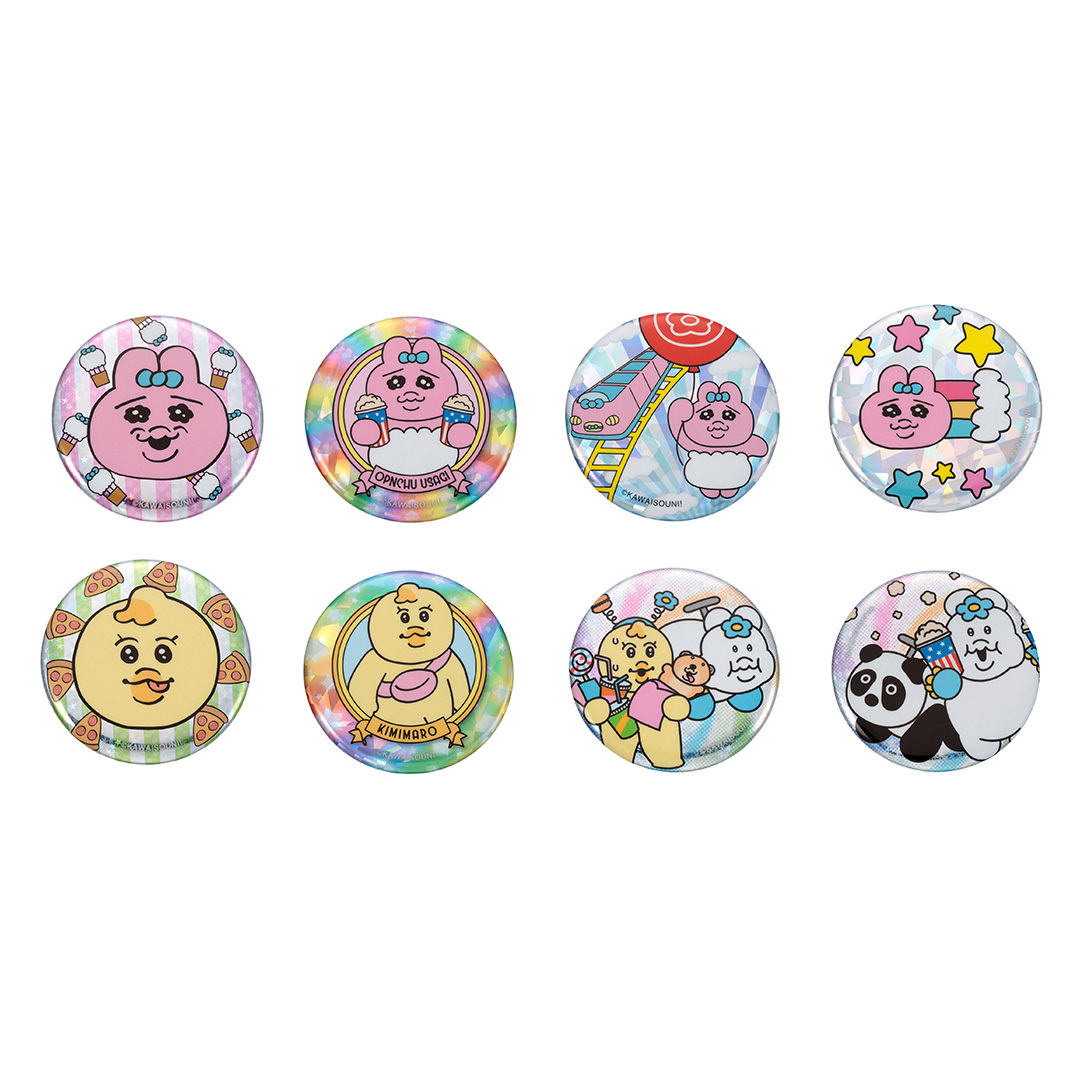 Opanchu Usagi褲褲兔&Npochamu 奶泡恰姆 盲盒襟章(Kawaisouni!童話樂園系列)