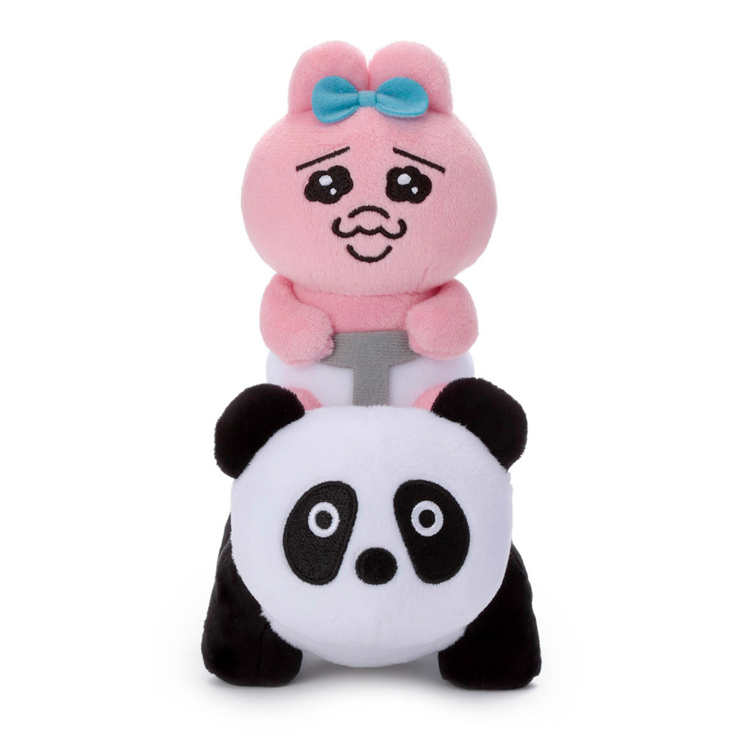 Opanchu Usagi 褲褲兔 熊貓車車造型毛公仔(Kawaisouni!童話樂園系列)