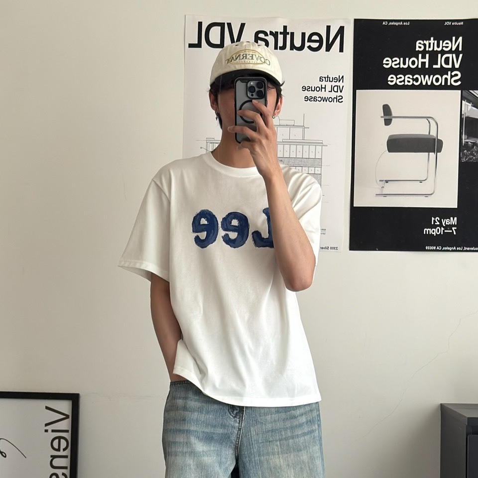 （現貨）韓牌 LEE 手繪logo 短T LE2602ST05