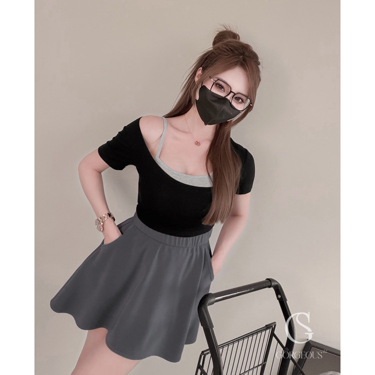 G2025 「1+1極彈真兩件BRA TEE」