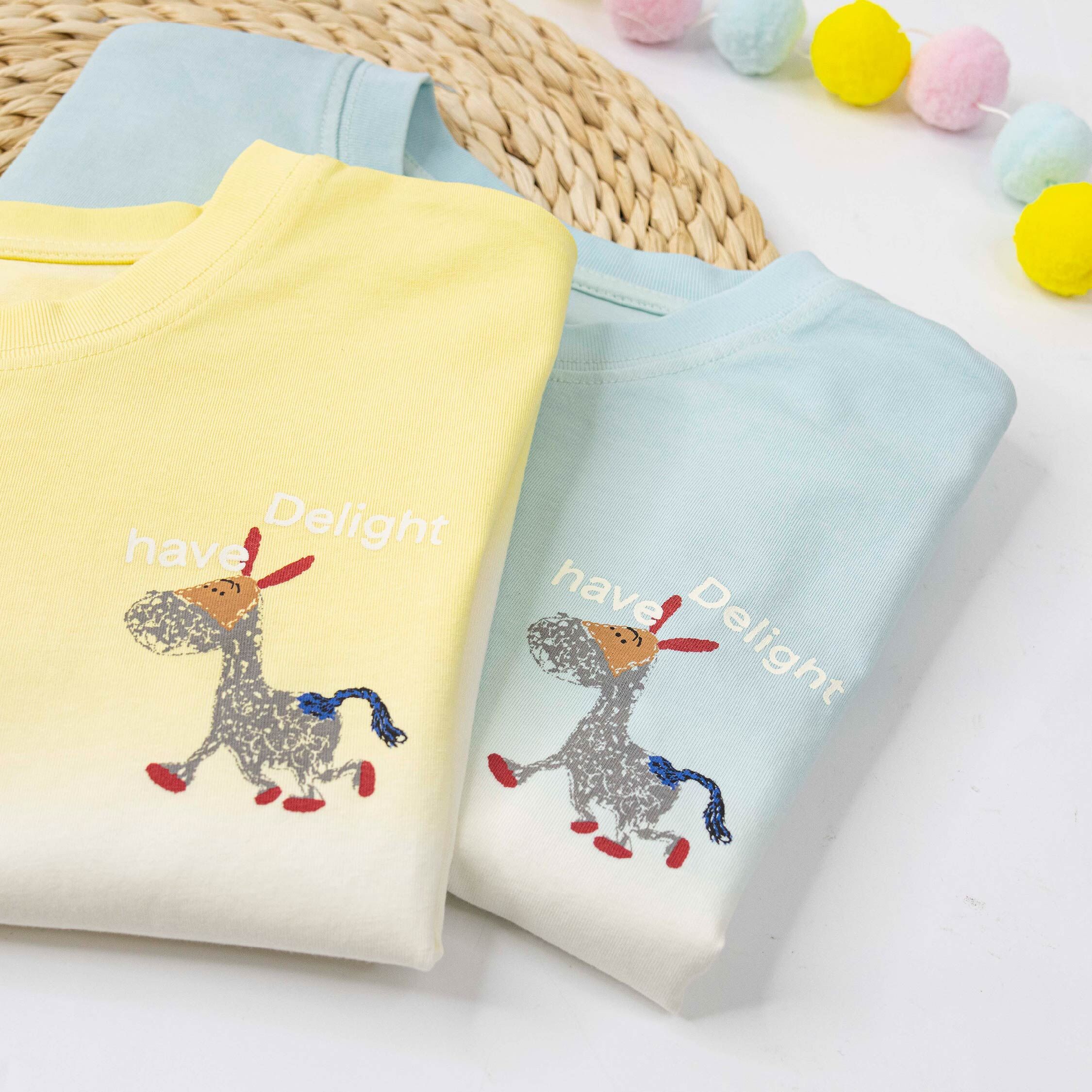 童趣斑駁小驢子涼感上衣 (H60028)