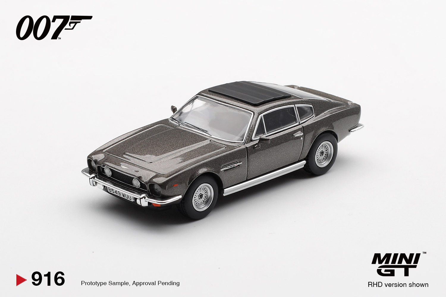[預訂] Mini GT Aston Martin V8 Vantage "《生死關頭》" Weapons Off / 英文吸塑包裝