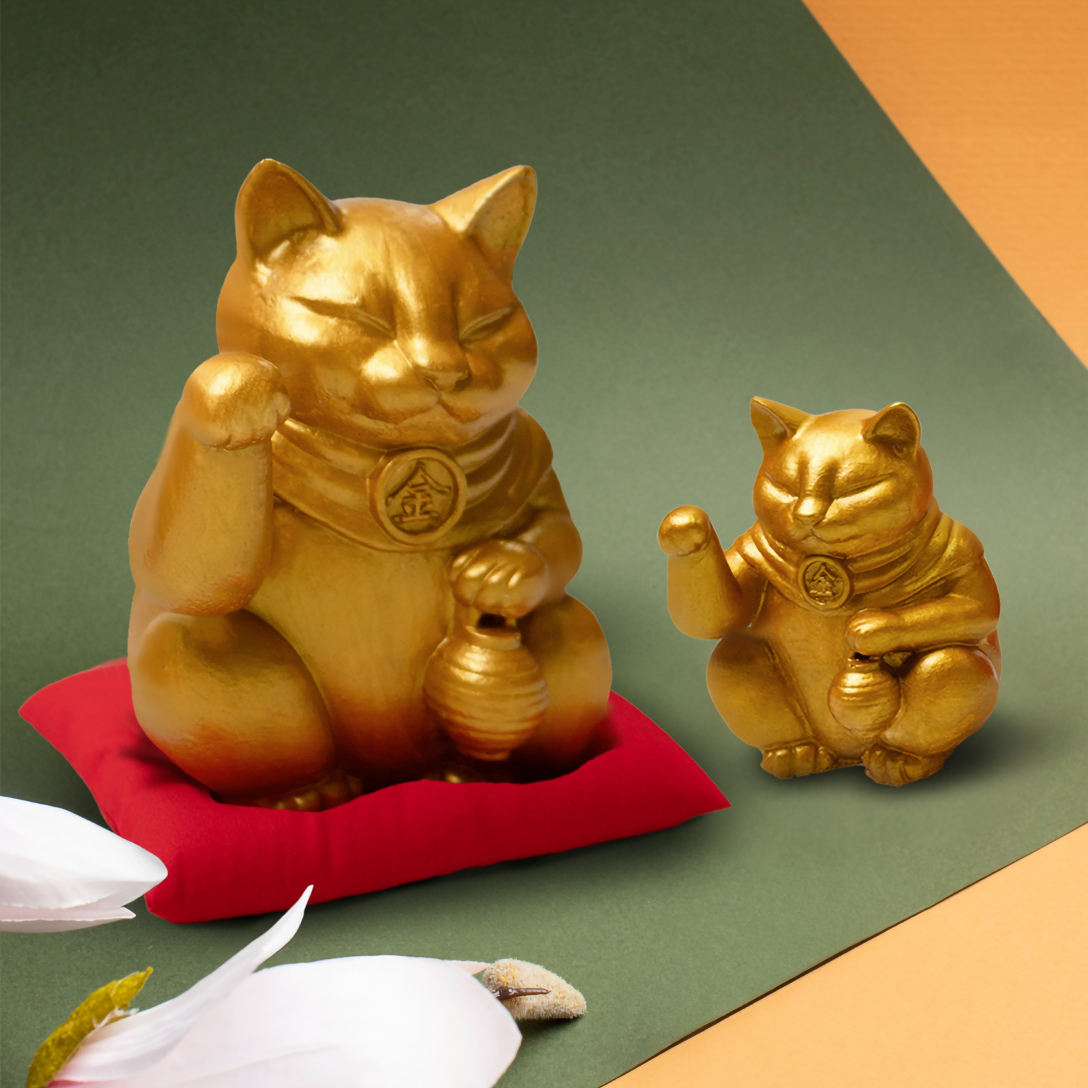 金福貓  供養補財庫 【月供金福貓．十二月・德厚流光】12期 每月1200元
