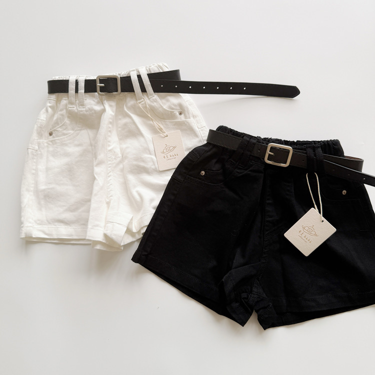 簡約素面休閒短褲