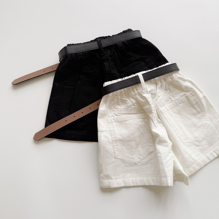 簡約素面休閒短褲