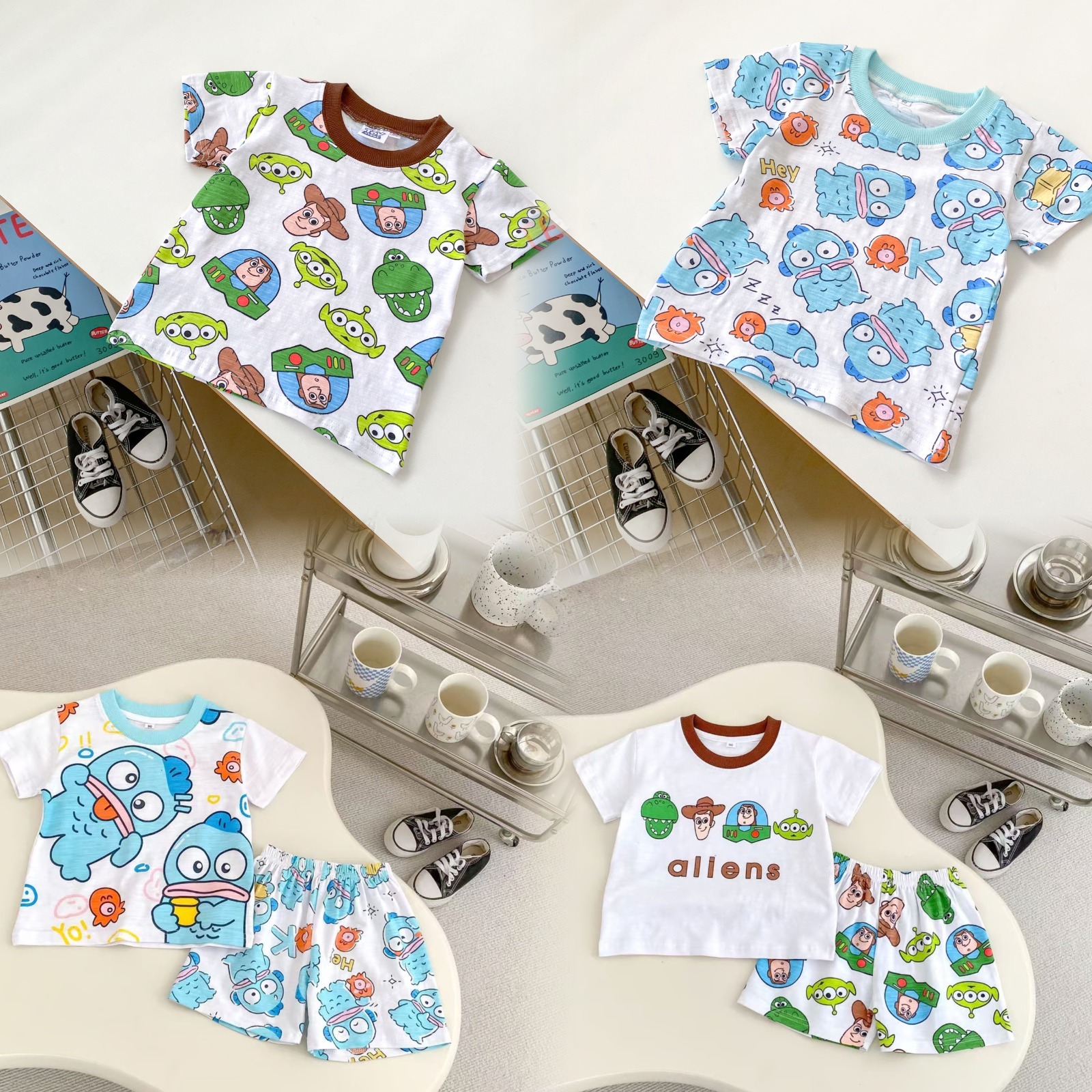 福利款 巴斯光年/水怪夏日套裝