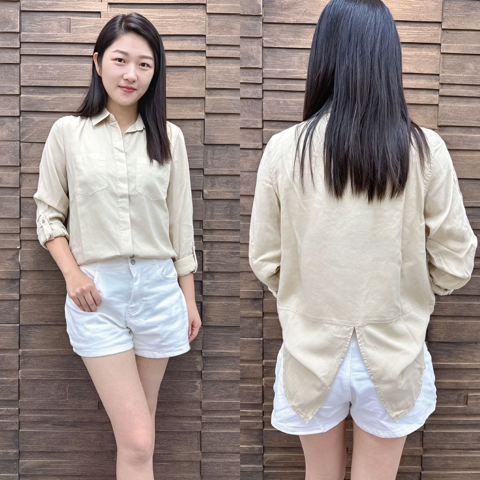 LYS01617 DKNY 超柔軟背後分叉式襯衫