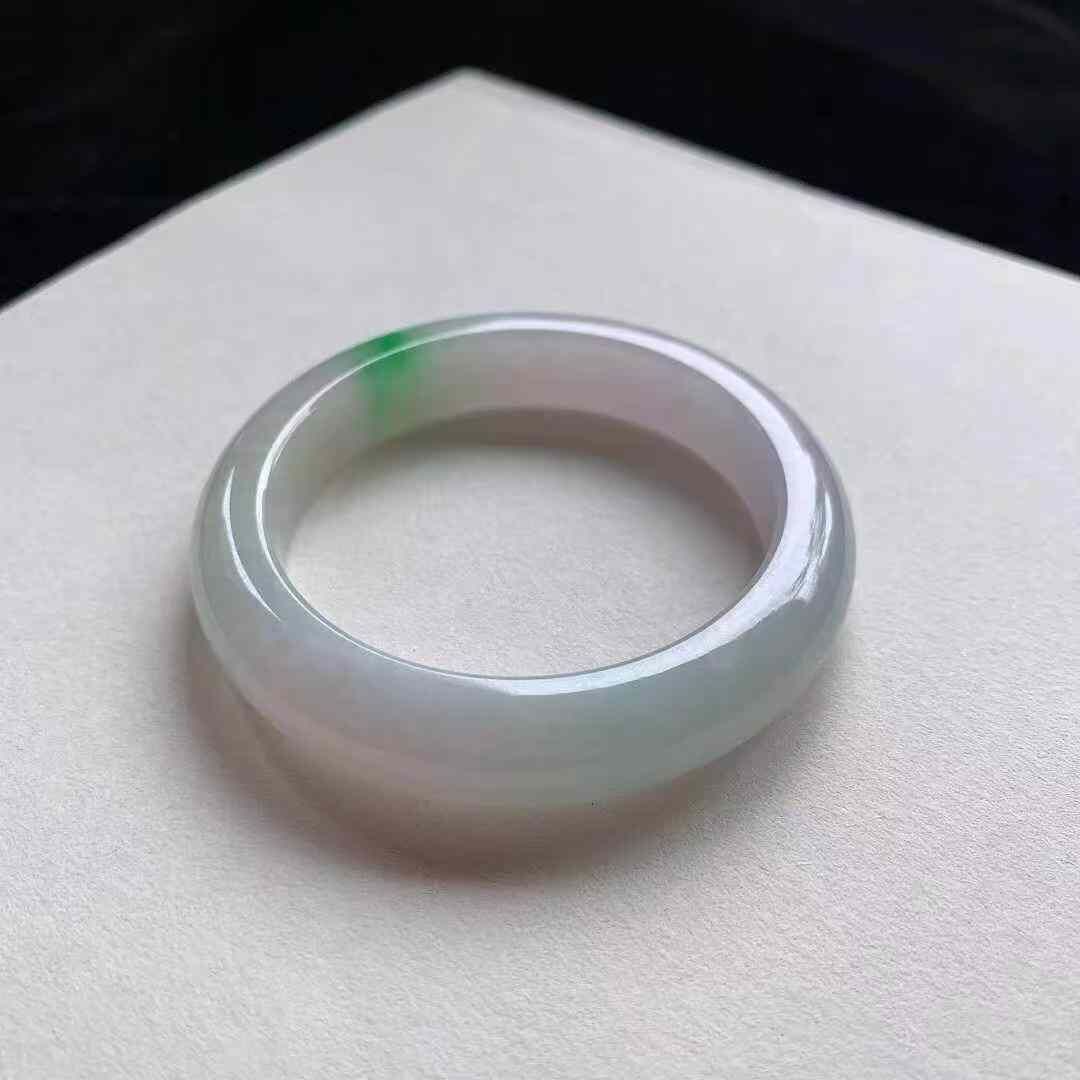 4175659 57.3mm陽綠翡翠正圈手鐲 (56-58)