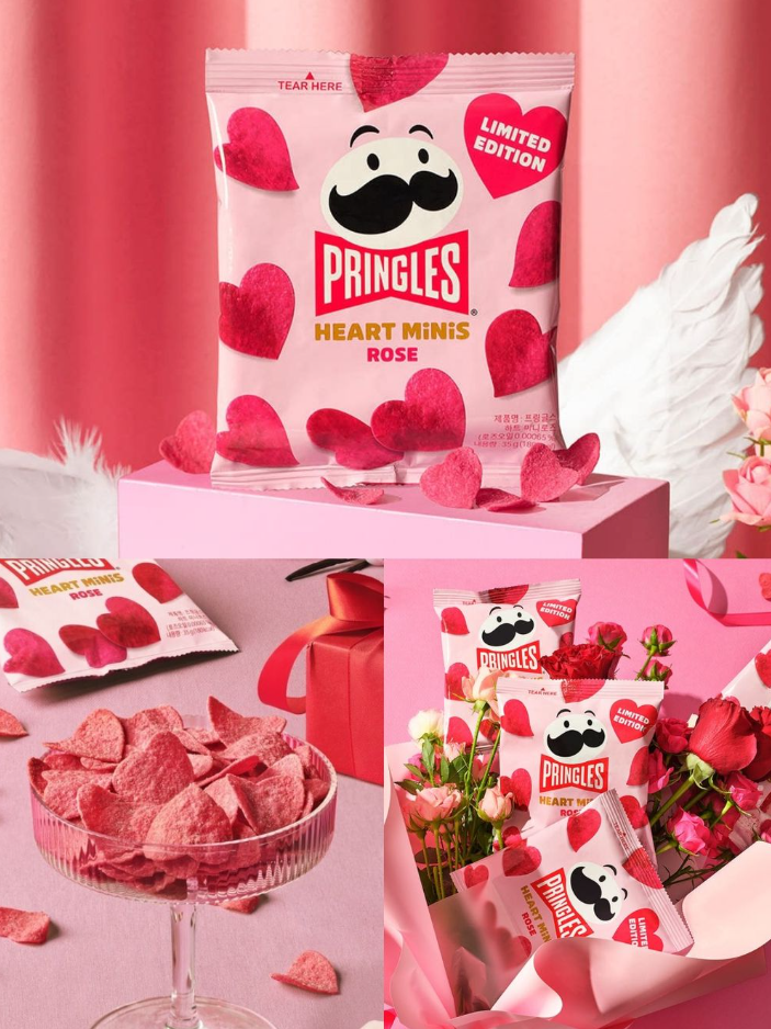 【直播】Pringles LX042501 Heart Mini Rose 愛心迷你玫瑰薯片(1套2包)
