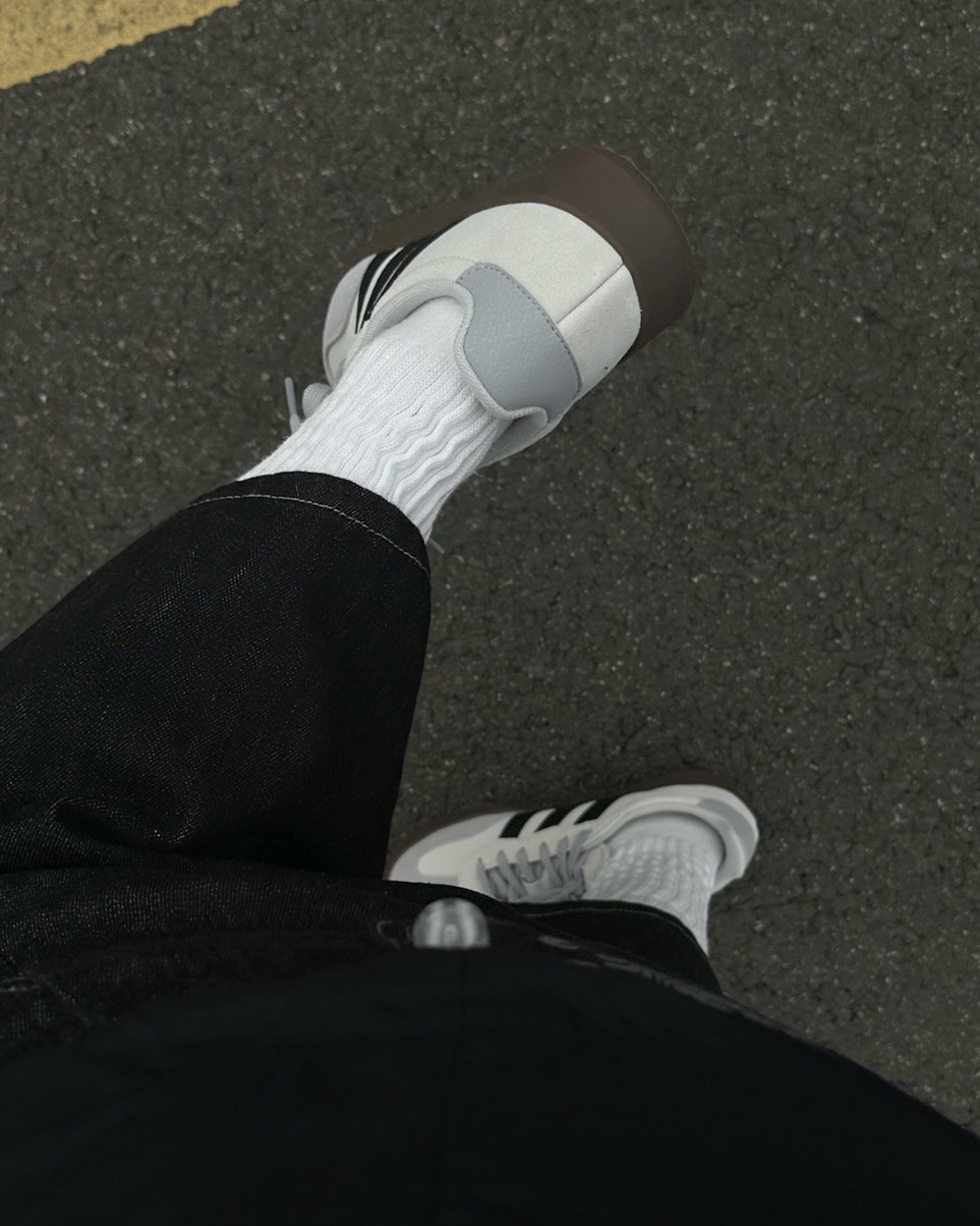 <灰常心動>Adidas Barreda 厚底 麂皮 燕麥奶灰