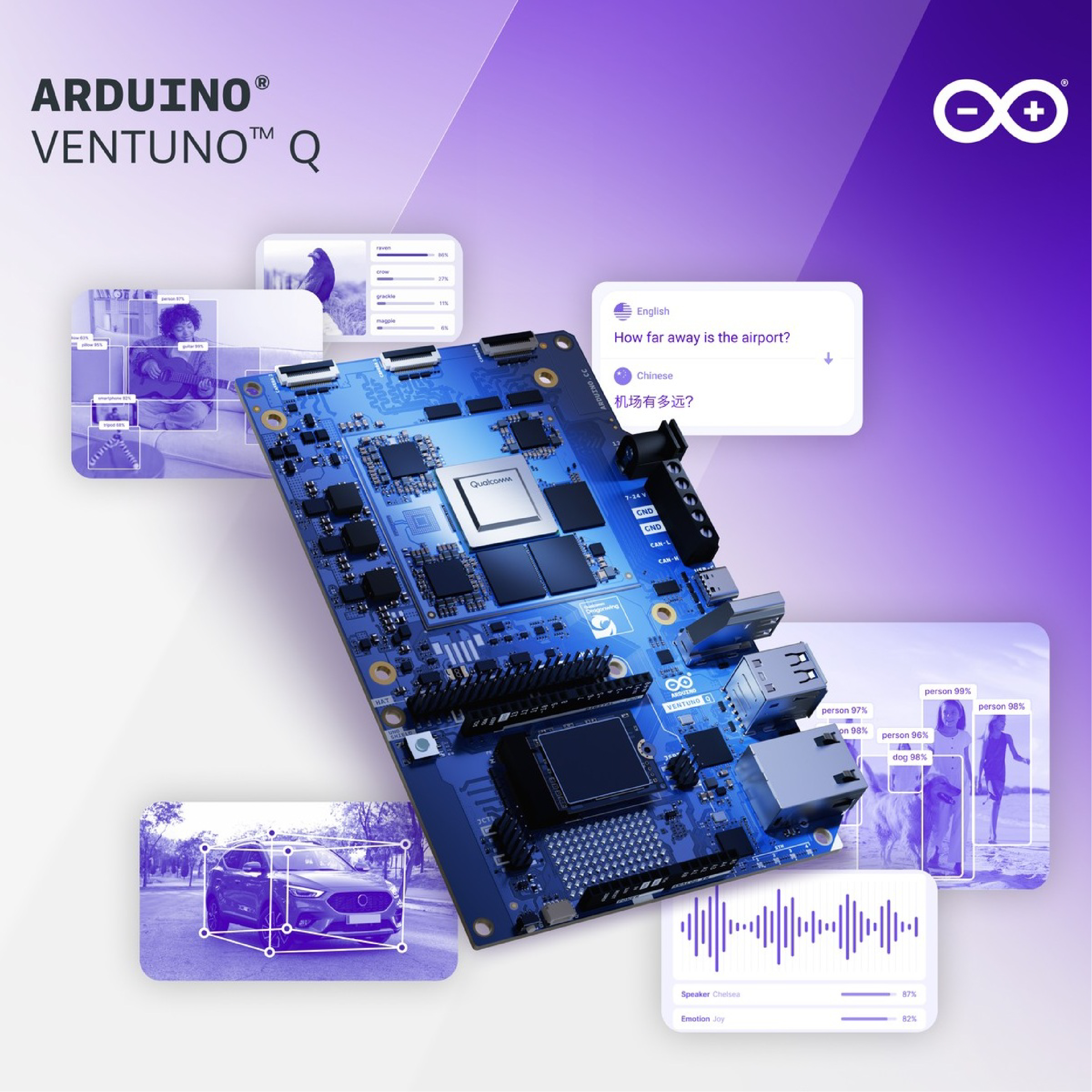 【預購】Arduino Ventuno Q 雙腦開發板
