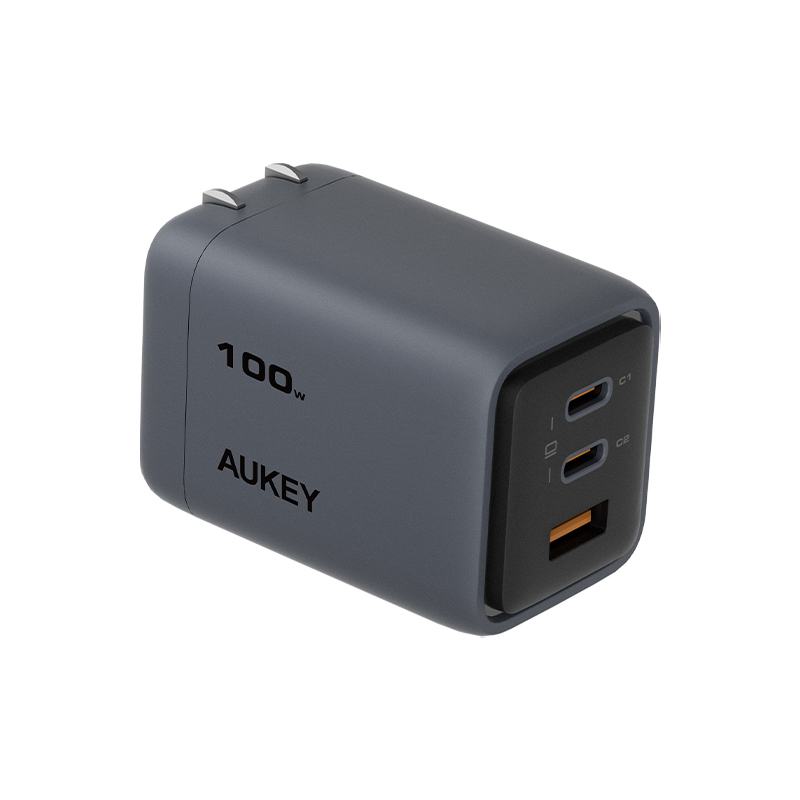 AUKEY Comet Mix3 100W PA-C5 Type-C 氮化鎵三孔PD快充充電器