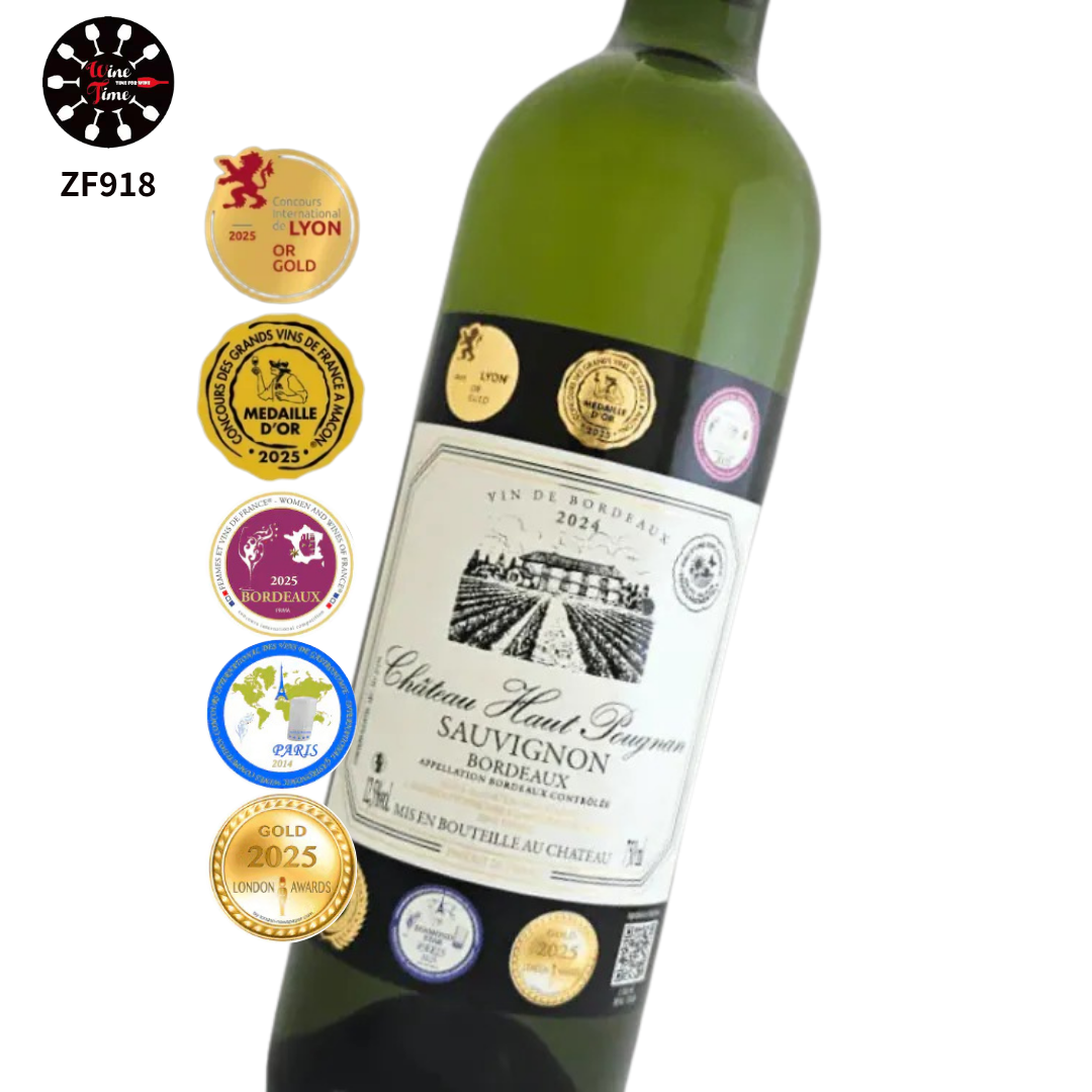 Chateau Haut Pougnan Sauvignon Blanc Bordeaux 2024 尚普南酒莊白酒