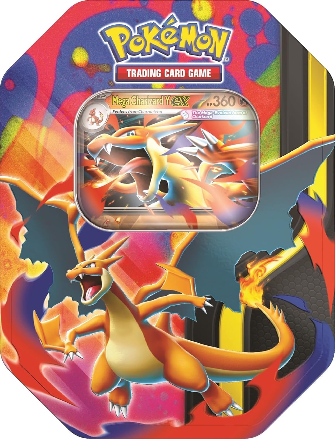 Pokemon 精靈寶可夢 TCG: Mega Charizard Tin 鐵盒 Mega Charizard Y ex